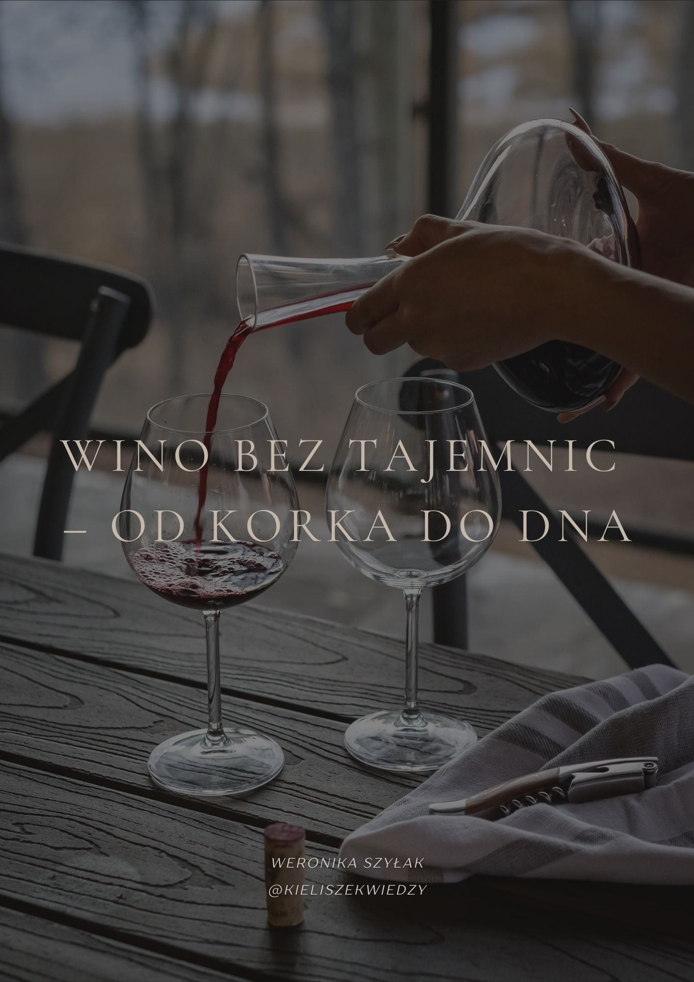 Kieliszek wiedzy e-book strona tytułowa